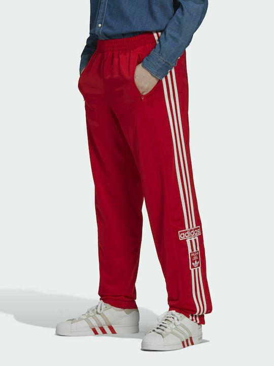 Adidas Adibreak Παντελόνι Φόρμας Κόκκινο