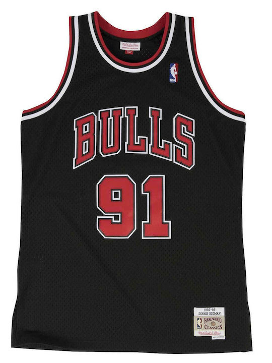 Mitchell & Ness Rodman 91 Men's Basketball Fan Jersey
