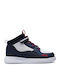 Memory Ayo Παιδικά Sneakers High με Σκρατς Μπλε