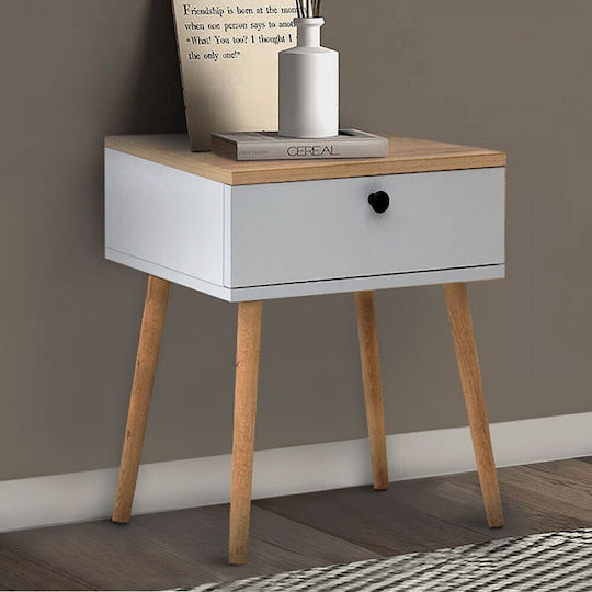 Nachttisch Pauline Beige 45x35x61cm