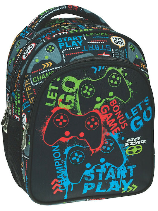 No Fear Video Game School Bag Backpack Kindergarten in Black color