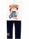 Kids' Set with Leggings Winter 2pcs Ecru