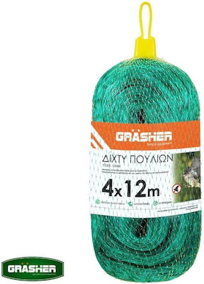Grasher Δίχτυ Απώθησης Πουλιών 12x4m
