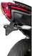 Gref Innovation Klappbare Motorrad-Kennzeichenhalter und -rahmen für Yamaha T-MAX 560 2020-2021