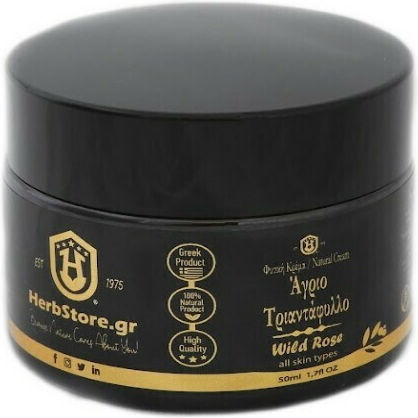 Herbstore Wild Rose Κρέμα Προσώπου Ημέρας για Ενυδάτωση & Αντιγήρανση με Ρετινόλη & Κολλαγόνο 50ml