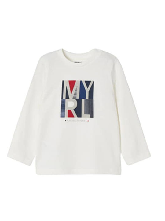 Mayoral Kids Blouse Long Sleeve White