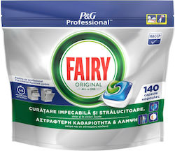 Fairy Original All in One Commercial 140 Dishwasher Pods