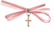 Bellissimo Christening Charm Pin Pink 50pcs