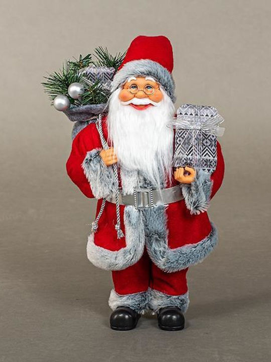 Decorativ Moș Crăciun Roșuς din Tesatura 50cm.