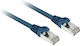 Sharkoon S/FTP Cat.7a 10Gbps Network Cable Ethernet 0.5m Blue