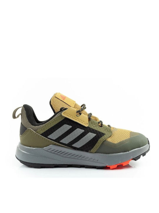 Kids Hiking Shoes Terrex Pulse Olive / Grey Three / Pulse Lilac