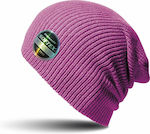 Result Γυναικείος Beanie Σκούφος σε Φούξια χρώμα