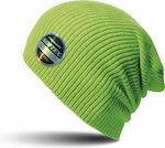 Result Beanie Männer Beanie mit Rippstrick Lime