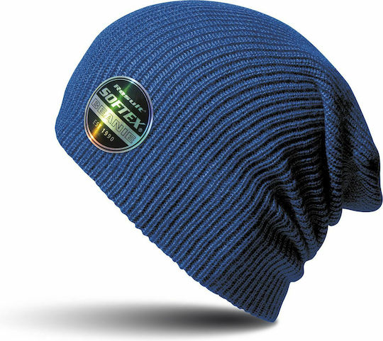 Beanie Männer Beanie mit Rippstrick Azure