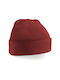 Beechfield Knitted Beanie Cap Rust