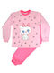 Baby Train Pajama Pussycat Pink