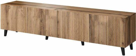TV Stand Wooden Vamos 200 Beige L200xW40xH52cm