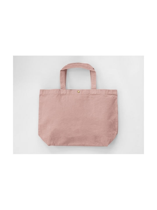 Μικρή βαμβακερή Τσάντα για Ψώνια 39x24x12 cm | Small Canvas Shopper | CA-3923 SCS Primrose Pink