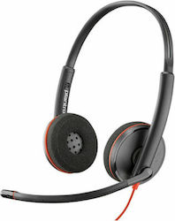 Poly Blackwire 3220 On Ear Multimedia Ακουστικά με μικροφωνο και σύνδεση USB-A Poly Blackwire 3220 On Ear Multimedia Ακουστικά με μικροφωνο και σύνδεση USB-A