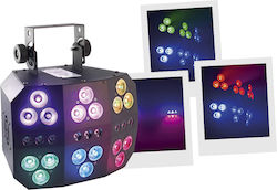 BoomToneDj Moving Light Wash LED DMX 6 Pack Led Par RGBW