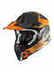 Pilot Dirty Motocross Helmet ECE 22.05 1250gr Black/Orange Matt