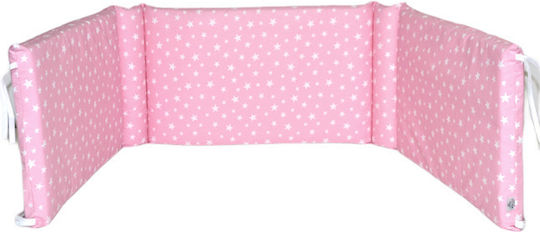 Baby Star Crib Bumpers Classic Inside Pink 40x205cm