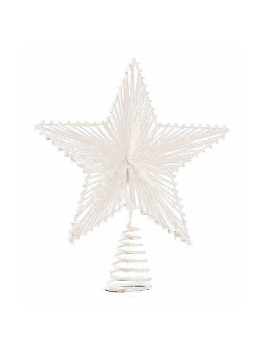 Eurolamp Christmas Star Ornament White 25x25cm