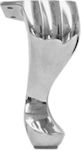 JGS S.A. CH0316 Metallic Foot Carved Nickel Height 14cm
