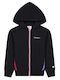 Champion Boys Athleisure Hooded Sweatshirt with Zipper Black