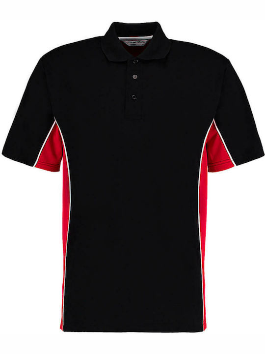 Kustom Kit Ανδρικό Διαφημιστικό T-shirt Κοντομάνικο Black/Red/White