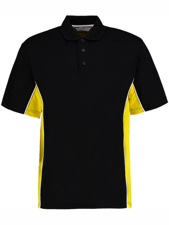 Kustom Kit KK475 Ανδρικό Διαφημιστικό T-shirt Κοντομάνικο Navy/Mid Yellow/White