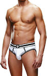 Prowler Open Briefs White / Black