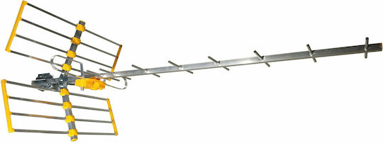 Findersat PR6 Outdoor TV Antenna (Does not Require Power Supply) Yellow