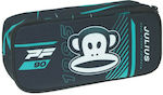 Paul Frank Pencil Case with 1 Compartment Blue