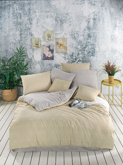 Mc Decor Dream Σετ Σεντόνια Μονά 170x240εκ. Beige (3τμχ)