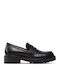 Lords Loafers Dama Din Piele În Culoare Neagră