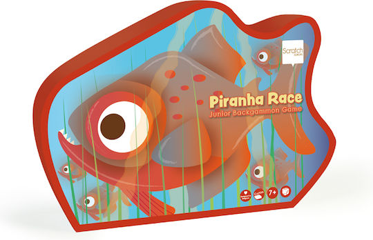 Scratch Europe Piranha Race Backgammon 27x27cm