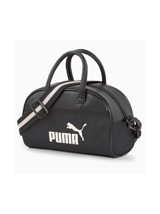 Puma Campus Mini Grip Τσάντα Ώμου για Γυμναστήριο Μαύρη
