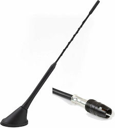 Phonocar Κεραία Αυτοκινήτου Οροφής Βιδωτή για Fiat Panda 2004-2011 για Ραδιόφωνο σε Μαύρο Χρώμα