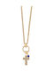 Loisir Women's Gold Plated Cross with Chain Hope