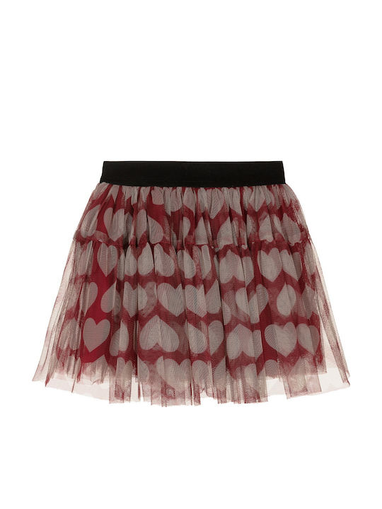 Kids' Tulle Tutu Skirt Burgundy