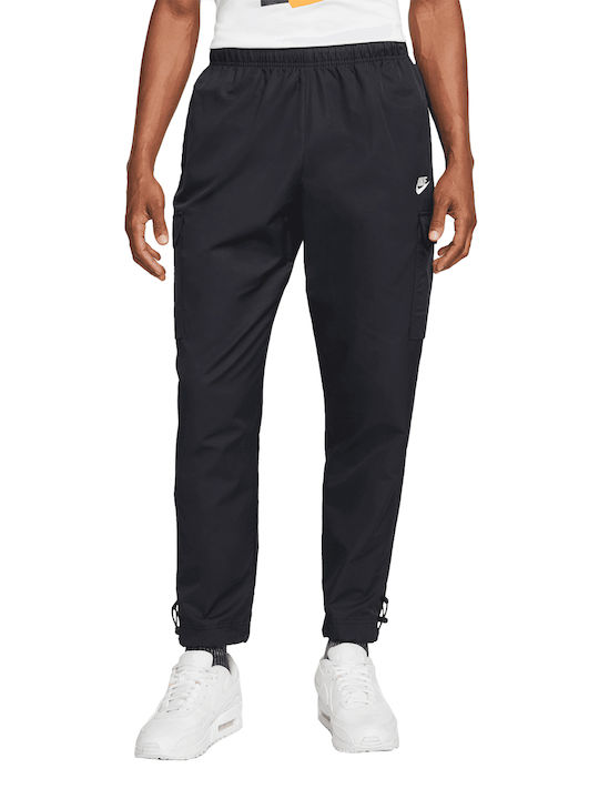 Nike Sportswear Repeat Παντελόνι Φόρμας με Λάστιχο Μαύρο
