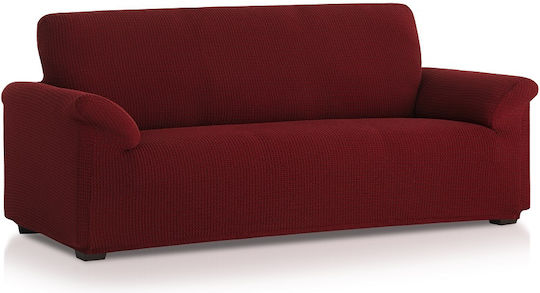 Mc Decor Delos Elastische Abdeckung für Zweisitziges Sofa Red 130εκ. 1Stück MCL.EL.DHLOS.D KOKKINO