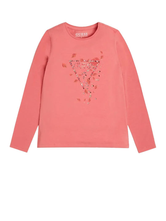 Guess Kids Blouse Long Sleeve Pink