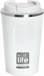 Ecolife Coffee Cup 370ml Ice White Ecolife Coffee Cup 370ml Ice White