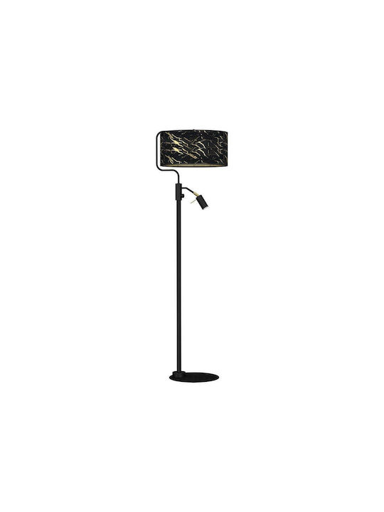 Milagro Verde Floor Lamp H160cm. with Socket for Bulb E27 Black
