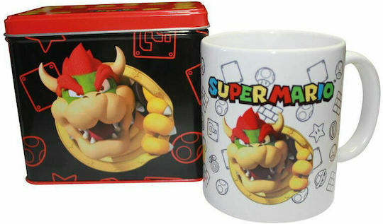 Nintendo Super Mario Bros Bowser Чаша Керамично Многоцветна 2бр Nintendo Super Mario Bros Bowser Чаша Керамично Многоцветна 2бр