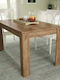 Tito Table Kitchen Wooden Open Walnut 138x80x74cm