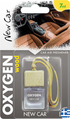 Ucare Κρεμαστό Αρωματικό Υγρό Αυτοκινήτου Oxygen Wood New Car 7ml