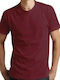 Keya Men's Short Sleeve Promotional T-Shirt Burgundy